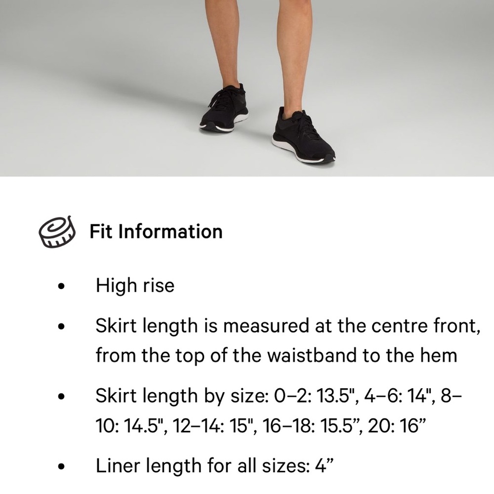 lululemon size 12 Black Pleated Skort - Picture 7 of 7